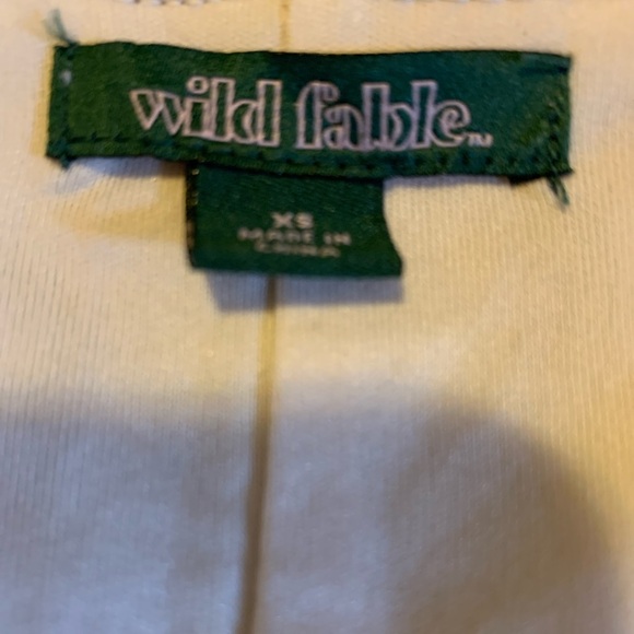 Wild Fable Cream Sequin-lined- Mini Dress with from gold tassel tie detail - Picture 4 of 6